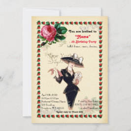 Birthday Party women Any age, Gatsby style, Art-De Kaart