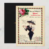 Birthday Party women Any age, Gatsby style, Art-De Kaart (Voorkant / Achterkant)