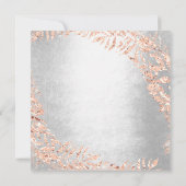 Birthday Party Wreater Glitter Roos Gold Silver Gr Kaart (Achterkant)