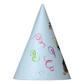 Birthday Party Yorkie Feesthoedjes (Links)