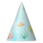 Birthday party zee waterverf feesthoedjes (Links)