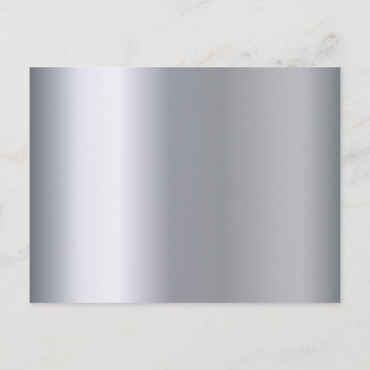 Birthday party zilverglitter sparkle-uitnodiging briefkaart (Achterkant)