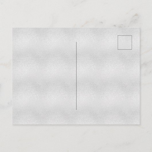 Birthday party zilverkleurige roze glitter uitnodiging briefkaart (Achterkant)