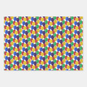 Birthday-patroonPapierblad met onmiddellijke verpa Inpakpapier Vel (Voorkant 3)