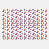 Birthday-patroonPapierblad met onmiddellijke verpa Inpakpapier Vel (Voorkant 2)