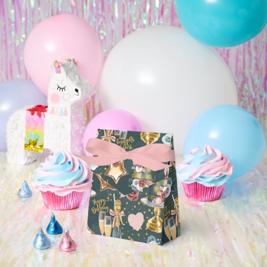 Birthday Pattern Bedankdoosjes (Feest)