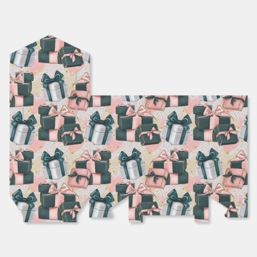 Birthday Pattern Bedankdoosjes (Ongevouwen)