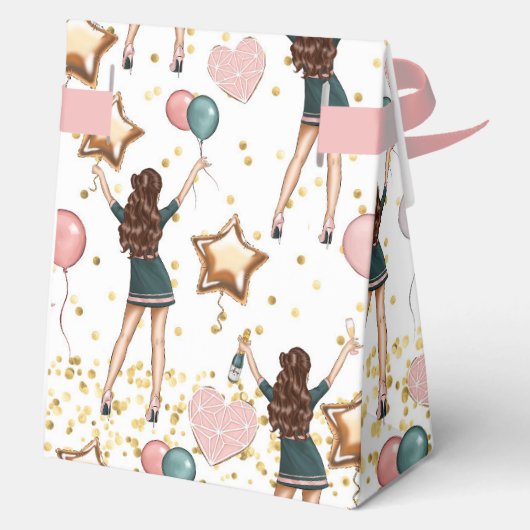 Birthday Pattern  Bedankdoosjes (Achterkant)