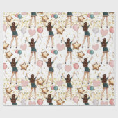 Birthday Pattern Cadeaupapier (Vlak)