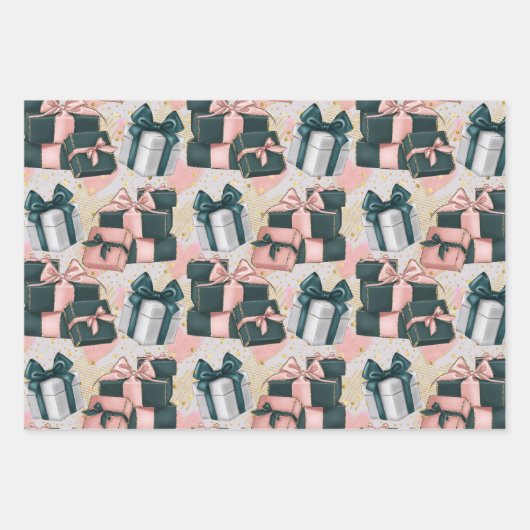 Birthday Pattern  Inpakpapier Vel (Voorkant 3)