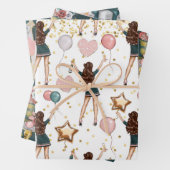 Birthday Pattern Inpakpapier Vel (In situ)