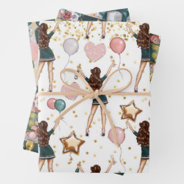 Birthday Pattern  Inpakpapier Vel