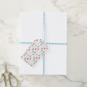 Birthday Pattern Party Petten Balloons Colorful Bl Cadeaulabel