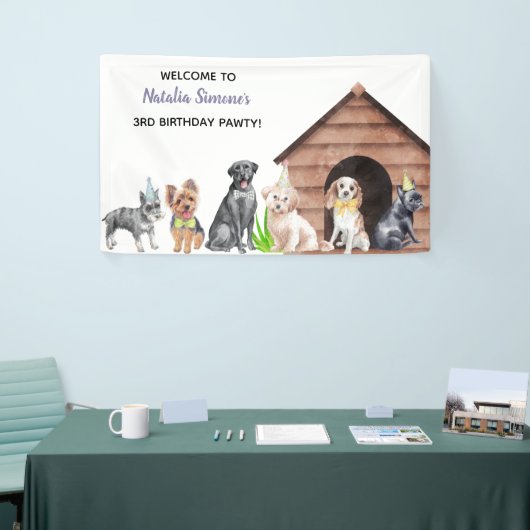 Birthday Pawty Banner (Beurs)