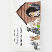 Birthday Pawty Banner (Verticaal)