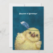 Birthday Peep-platte kaart (Voorkant)