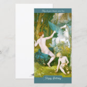 Birthday Pegasus Puvis de Chavannes CC0549 Kaart (Voorkant / Achterkant)
