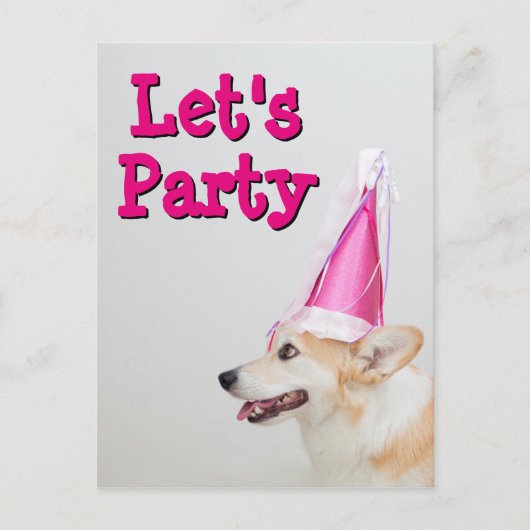 Birthday Pembroke Welsh Corgi Dog Briefkaart (Voorkant)