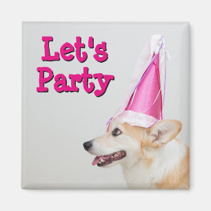 Birthday Pembroke Welsh Corgi Dog Magneet