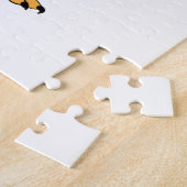 Birthday Penguin Jigzaag Puzzle Legpuzzel (Zijkant)