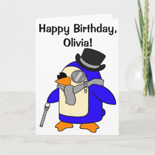 Birthday Penguin  Kaart