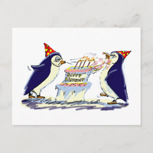 BiRtHdAy PeNgUiNs Briefkaart