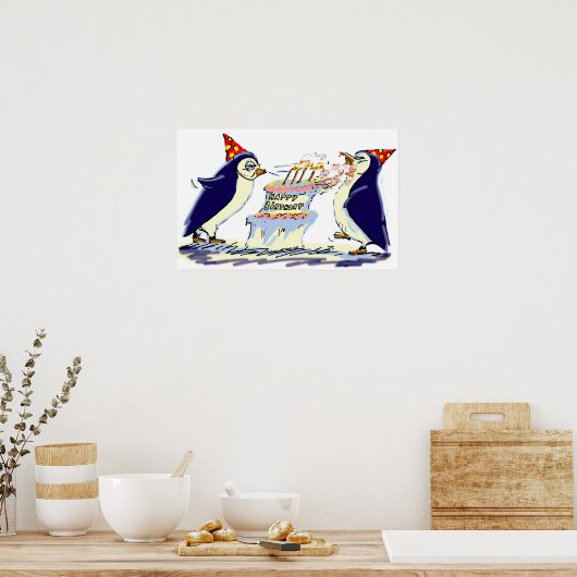BiRtHdAy PeNgUiNs Poster (Keuken)