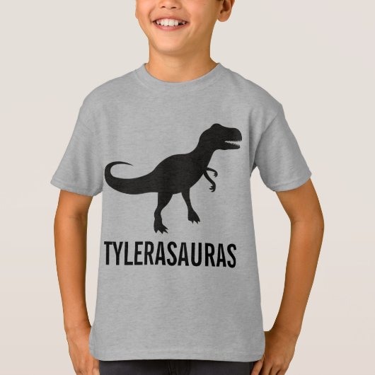 Birthday Personalized Dinosaur Shirt (Voorkant)