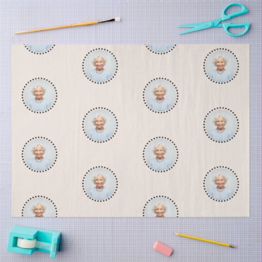 BIRTHDAY | Personalized Photo Gift Wrap Tissuepapier (Craft)