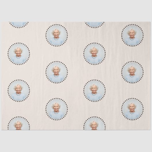 BIRTHDAY | Personalized Photo Gift Wrap Tissuepapier (Voorkant)