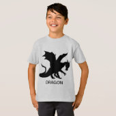 Birthday Persoonlijke draak T-shirt (Voorkant volledig)