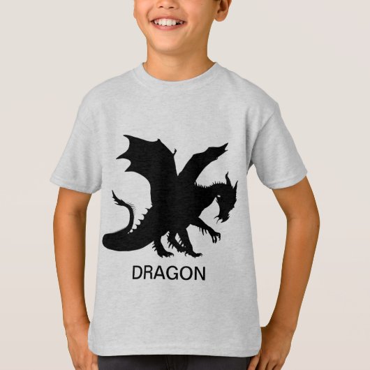 Birthday Persoonlijke draak T-shirt (Voorkant)