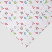 Birthday Pet Balloons Cadeau Patroon kleurrijk Tissuepapier (Detail)