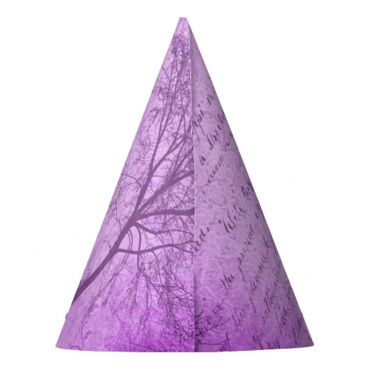 Birthday Pet Birthday Girl Paars Bow Feesthoedjes (Achterkant)