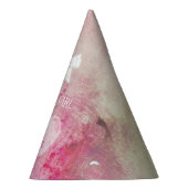 Birthday Pet Birthday Girl Pink Roses Floral Feesthoedjes (Rechts)