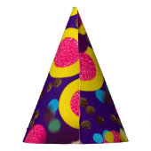 Birthday Pet Confetti Kat #1 - Papieren Petten Feesthoedjes (Achterkant)