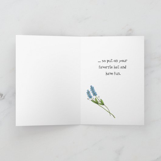 Birthday Pet Girl Card Kaart (Binnen)