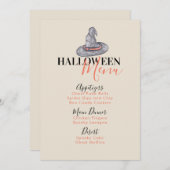 Birthday Pet Halloween Witch Feestdagenkaart (Voorkant / Achterkant)