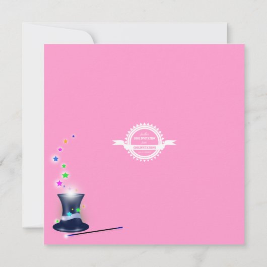 Birthday Pet Magical Magicians Kaart (Achterkant)