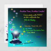 Birthday Pet Magical Magicians Kaart (Voorkant / Achterkant)