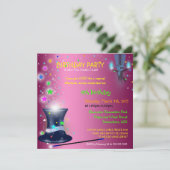 Birthday Pet Magical Magicians Kaart (Staand voorkant)