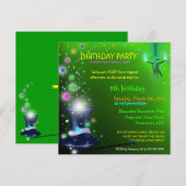 Birthday Pet Magical Magicians Kaart (Voorkant / Achterkant)