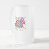 BIRTHDAY-PETTEN ONTWERP MATGLAS BIERPUL (Voorkant links)