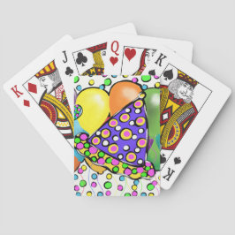 BIRTHDAY-PETTEN ONTWERP SPEELKAARTEN