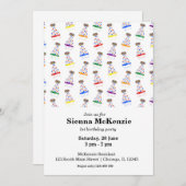 Birthday petten regenboog kaart (Voorkant / Achterkant)