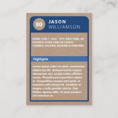 Birthday Photo All-Star Grandpa Baseball Kaart (Achterkant)