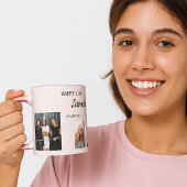 Birthday photo best friends blush pink mok