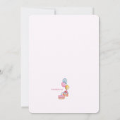 Birthday Photo Invitation Kaart (Achterkant)