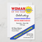 Birthday PHOTO Invitation- Magazine Hoesje Kaart (Achterkant)