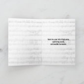 Birthday Piano-toetsenbord Kaart (Binnen)